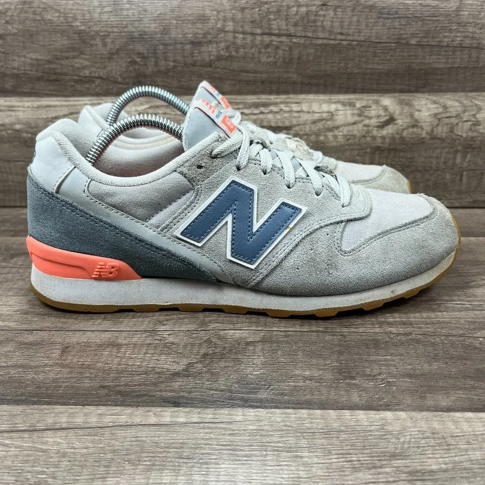 New Balance 696 Gray Pink Womens US Size 9 EUR 40.5 WL696MNK Running Shoes